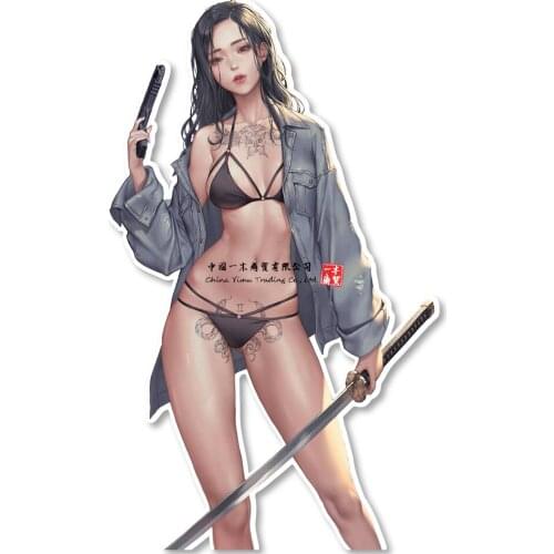 Hentai Waifu Cartoon girl sexy woman stickers walls doors and Windows yacht rV SUV waterproof decals