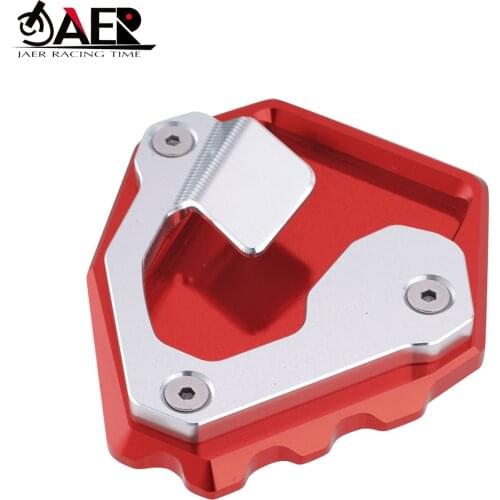 JAER For Honda CRF1000L African Twin 2016 2017 2018 CNC African Twin Kickstand Side Stand Plate Pad Enlarge Extension