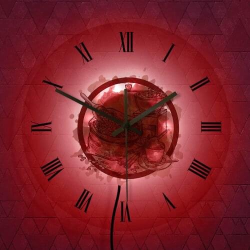 Coffee Bar Home Decor Coffee Beans Modern Wall Clock Cafe House Wall Sign Decoration Painted Wall Clock Gift For Coffee Lover