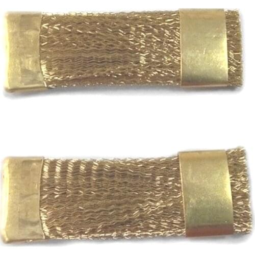 2PCS Dental Cleaning Brass Wire Brush Flat Dental Product For Burs Files Stand Cleaning Tool