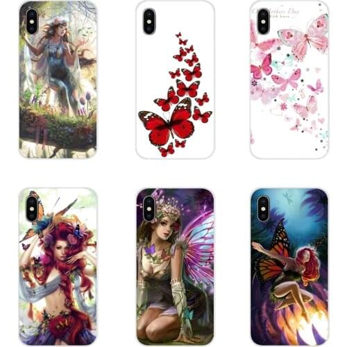 Beautiful Butterfly Fairy Accessories Phone Shell Covers For Motorola Moto X4 E4 E5 G5 G5S G6 Z Z2 Z3 G G2 G3 C Play Plus