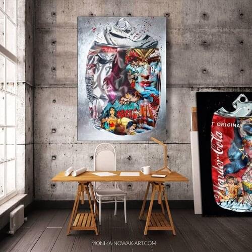 Monika Nowak Graffiti Girl Diamond Painting Embroidery Pop Art Mosaic Picture Rhinestone Handmade Kits Home Wall Decor DIY Gift