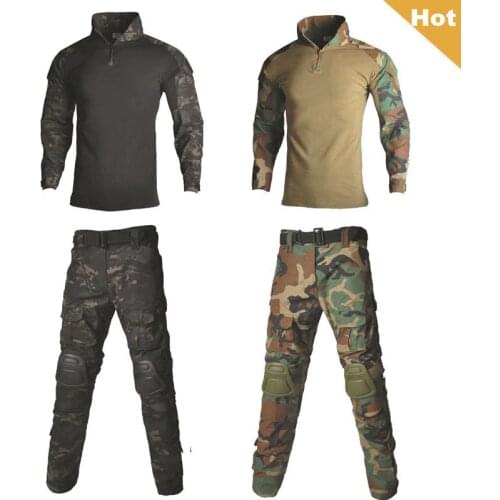 Tactical Paintball Tactical Military Men Army Sport Uniform Camouflage Combat Suit Multicam Clothing Hunter Fishing Shirt Pants