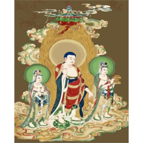 DRAWJOY Framed Figure Painting DIY Painting By Numbers Wall Art For Living Room Canvas Oil Painting For Home Decor 40*50cm