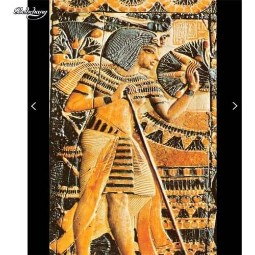 Beibehang Wall Painting For Living Room Ancient Egyptian Culture Pharaoh Restaurant Hotel Entrance mural Home Decor Painting 3d