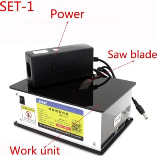 Mini Table Saw Handmade Woodworking Bench DIY Hobby Model Crafts Cutting Tool Multifunctional Bench Lathe Electric Saw