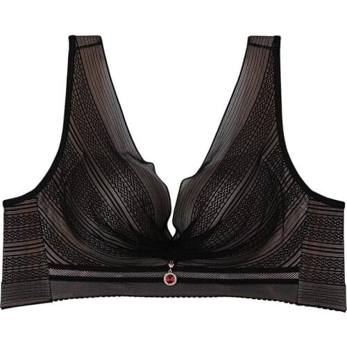 New Women bras Tube Tops Lingerie sexy deep V Bra Bandeau Slim sexy sxey Solid Ladies Underwear Big size