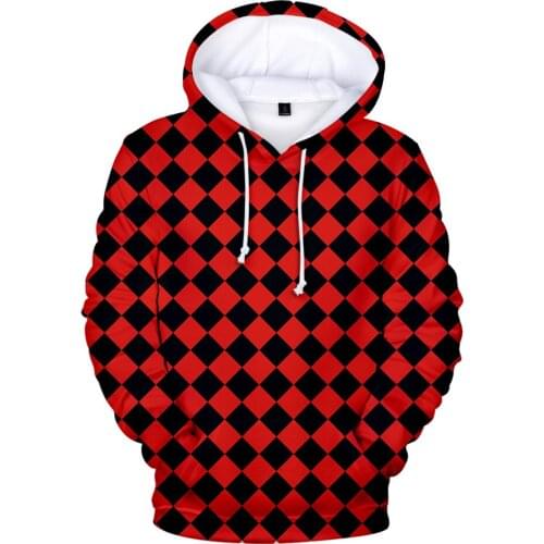 New Ghost Blade 3D hoody Women/Men Hot Fashion Print Hip Hop Black Red Plaid pullovers Ghost Blade 3D hoodies Casual Coats