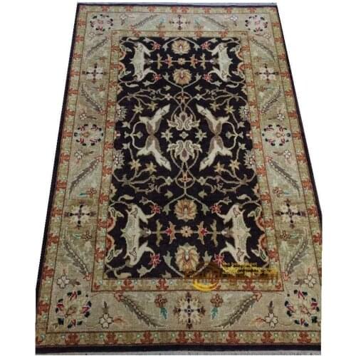 Original single export Turkish handmade carpets OUSHAK Ozarks pure wool carpet 12 4x6 gc47zieyg28