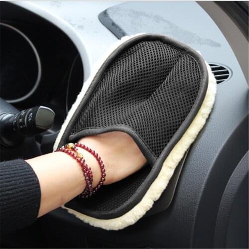Car Wash Washing Gloves car Accessories for Audi A6 C5 BMW F10 Toyota Corolla Citroen C4 C3 Nissan Qashqai Ford Focus