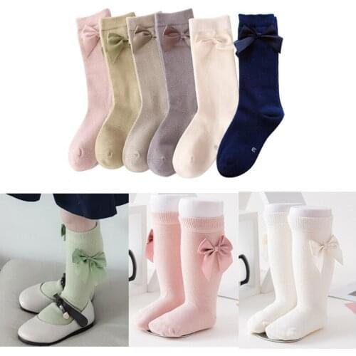 10pair/lot Children Girls Colorful Beauty Baby Newborn Legging Covering Knee Socks Warmer Booties Wholesale