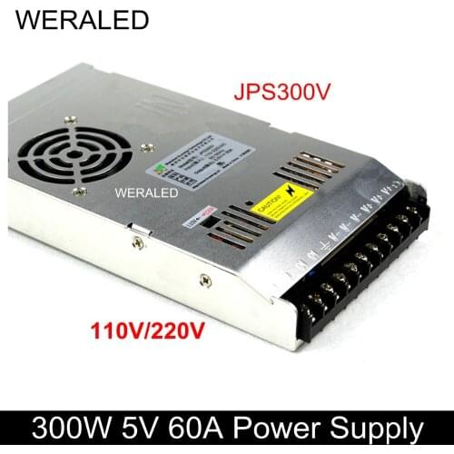 G-energy 5V 60A 300W LED Display Power Supply JPS300V 110/220V Work for P10 LED Display Module