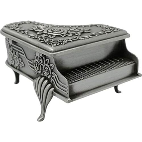 Vintage Metal Jewelry Box Treasure Trinket,Ring Earrings Necklace Keepsake Gift High Quality