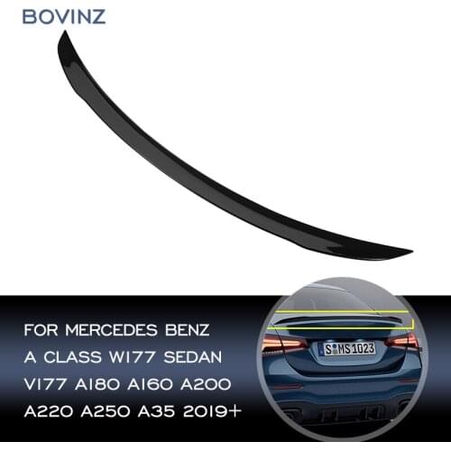 W177 Rear Trunk Spoiler Tail Wing Lip for Mercedes Benz A Class W177 Sedan V177 A180 A160 A200 A220 A250 A35 2019 2020 2021