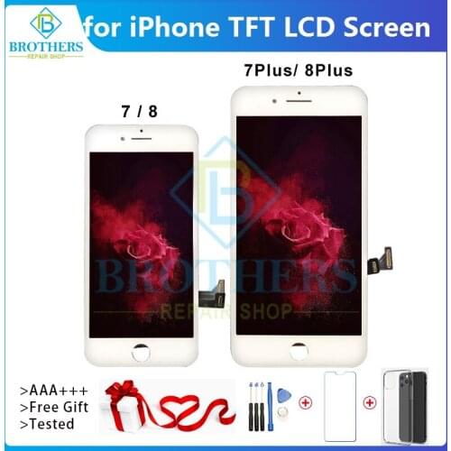 LCD Screen For iPhone 7 7Plus 8 8Plus LCD Display Touch Screen Digitizer 8 Plus LCD Display Assembly 100%Tested No Dead Pixel