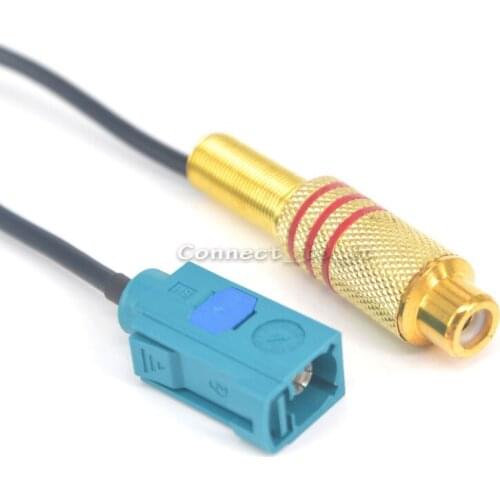 10 Pcs 5.9 inch GPS Antenna Cable Fakra Z Jack Female to RCA female Pigtail RG174 15cm