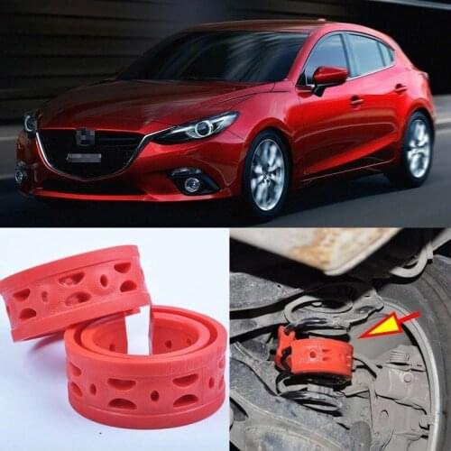 2pcs Rear Air Suspension Shock Bumper Spring Coil Cushion Buffer For Mazda 3