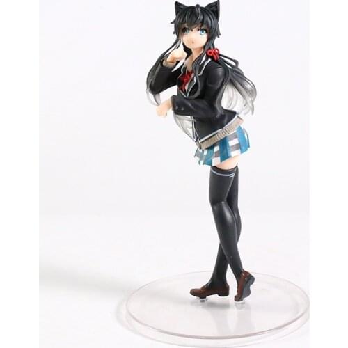 20cm Anime My Teen Romantic Comedy Snafu Yukinoshita Yukino Cat Ear PVC Figure Anime Figure Model Collectible Toy Doll