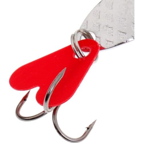 21Pcs Assorted Spoon Metal Fishing Lure Baits Bass Fishing Lure Tackle Hook