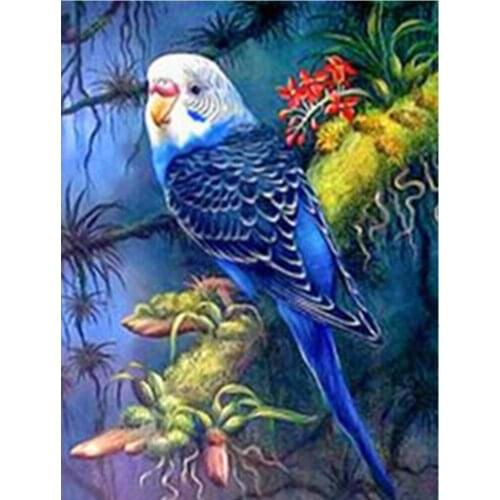 DIY parrot diamond painting blue parrot animals dimaond embroidery parrot full drill diamond painting mosaic full round drill