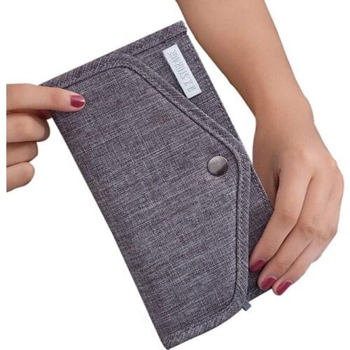 Card Cover Wallet Women Travel High capacity Passport Phone Storage Card Bag Clutch Bag Waterproof Hasp Purse Credit Card Holder