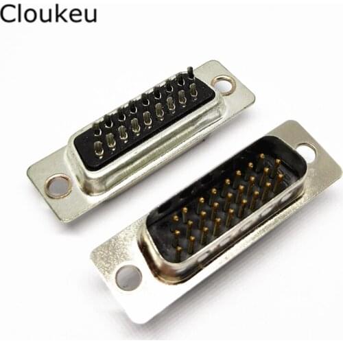 DB26 Hole/Pin Female/Male Solder cup connector DB26 serial port adapter 100Pcs