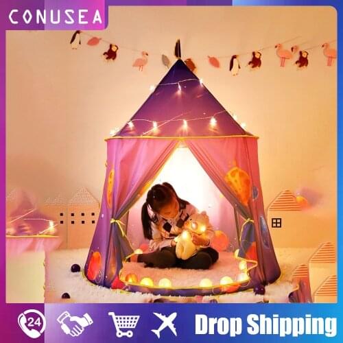 Childrens Tent Toys kids tents Ball Pit Pool Portable Foldable Princess Folding Camping Tent Gifts House for children boy Girls
