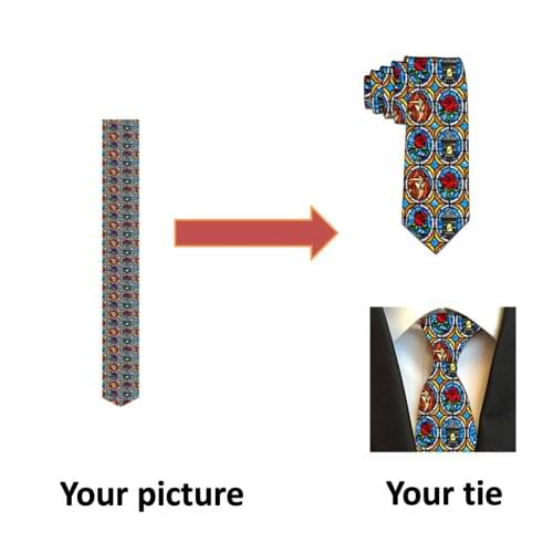 Novel Personality Custom 3D Printing Neck Ties Fashion DIY Design Fun Logo Casual Wedding Party Necktie Custom Face Neck Ties