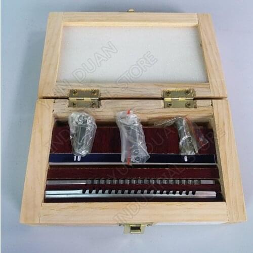 2mm 3mm Broach Push Type & 6 8 10 Collared Bush and Shim Keyway Broach kits HSS CuttingTool for CNC Broaching Metalworking 6pcs