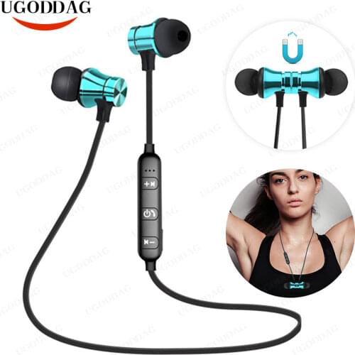 Magnetic Wireless Bluetooth Earphone Headset Phone Neckband Sport Earbuds earbuds For IPhone Huawei Honor Samsung Xiaomi Redmi