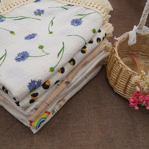 Fashion Baby Swaddl Wrap Blankets Bamboo Cotton Newborn Baby Bedding Accessories Fringe Wraps Photography Couvertures Et Langes