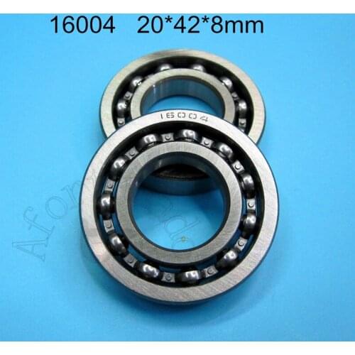 16004 20*42*8mm 1Piece bearing 16004 chrome steel deep groove bearing