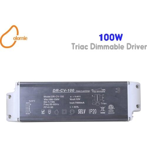 100W Triac Dimmable LED Driver LED Light Transformer Power Supply Adapter Constant Voltage 24V 4200mA Dimmable Driver
