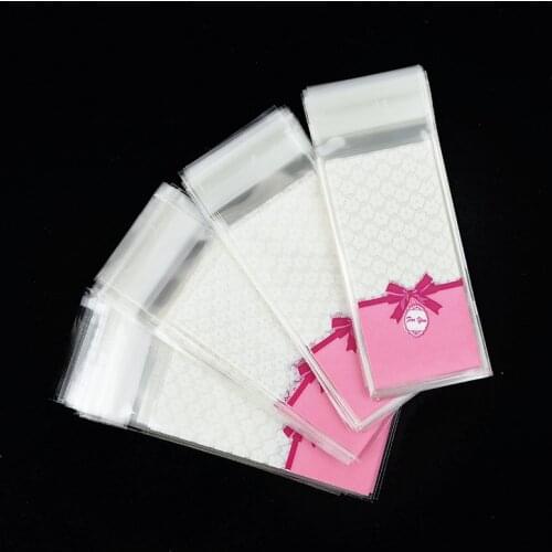 100Pcs 5*10cm Clear Candy Bag Transparent Plastic Bag Cookie OPP Bag For Wedding Birthday Party Deco DIY Gift Packaging Pouch