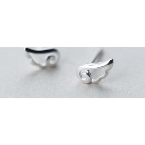 Fashion Angel Wings Stud Earrings For Women Girl Jewelry Prevent Allergy brincos pendientes A089