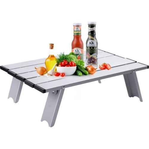 Outdoor Folding Table Beach Camping Backpacking Portable Table with Carry Bag Ultralight Mini Garden Furniture Picnic Desk