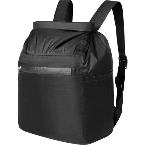 Waterproof Backpack Double Shoulder Waterproof Bag Foldable Nylon Silicone Coated Rafting Lightweight Bag For Surfing Boating