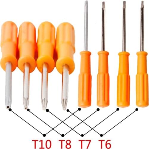 High Quality Security Screwdriver T6 T7 T8 T10 Tamperproof Hole Repairing Opening Tool Screw Driver Hand Use
