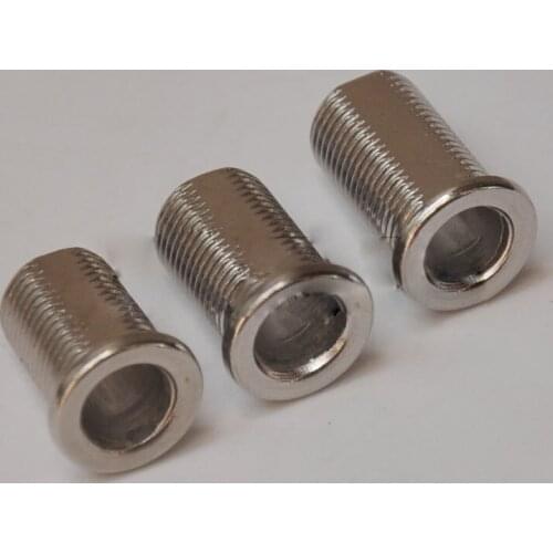 10pcs M8 flange hollow flat tooth screws edge milling teeth bolts LED track screw spotlight connection head bolt 13mm-15mm long