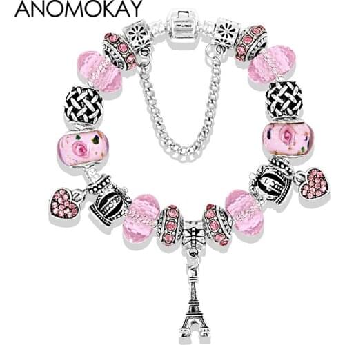 ANOMOKAY Silver Bracelets