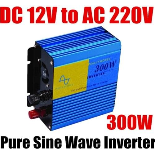 Best selling new arrival 50HZ 300W car Inverter DC 12V to AC 220V Power Inverter 300 Watt Pure Sine Wave car converter