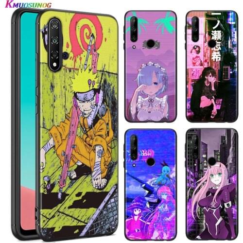 Silicone Cover Vaporwave Anime Aesthetics for Huawei P Smart Z S Plus 2019 2020 Nova 2i 2 Lite 3 3e 4 4e 5 5i 5T 7i Phone Case