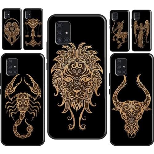 Zodiac Signs For Samsung A52 A12 A32 A72 A01 A02S A20e A21S A10 A30 A50 A70 A11 A31 A51 A71 Phone Case