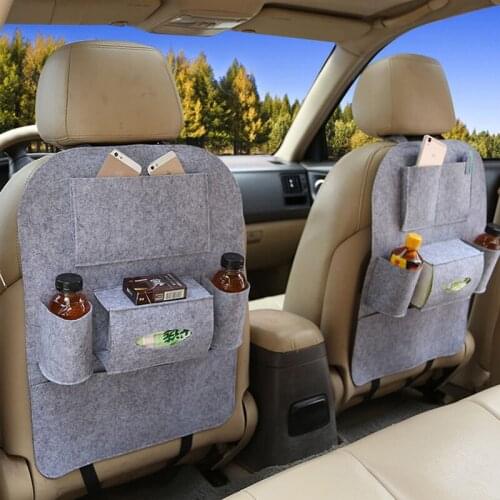 CHIZIYO 1Pc Auto Back Car Seat Organizer Holder Multi-Pocket Travel Storage Hanging Bag Car Seat Paper Towels Phone Bag