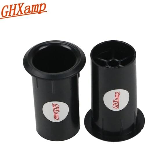 GHXAMP 2PCS Inverted Tube 4 inch Speaker Dedicated Guide Tube Opening 35mm length 67mm ABS Material Hard