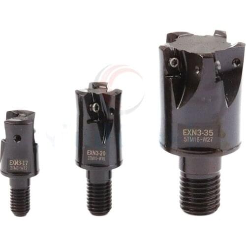 1pc EXN3 Milling cutter head of CNC machine tool machining center High hardness locking head+LNMU0303 Hard alloy Milling inserts