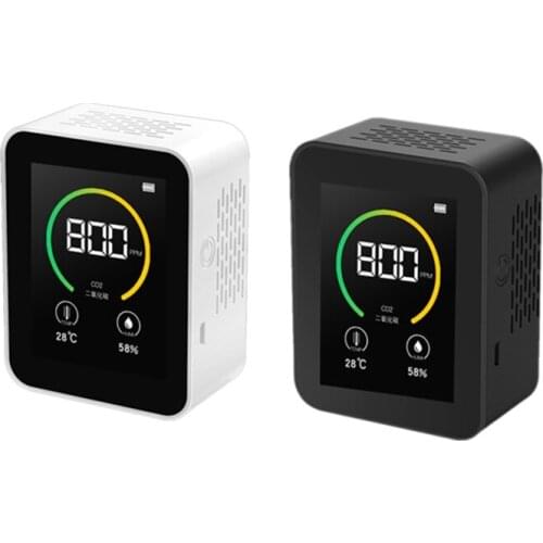 CO2 Monitor Air Quality Tester Gas Analyzer Detector with Temperature Humidity L4MB