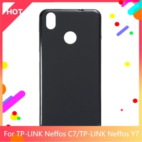 Neffos C7 Case Matte Soft Silicone TPU Back Cover For TP-LINK Neffos Y7 Phone Case Slim shockproof