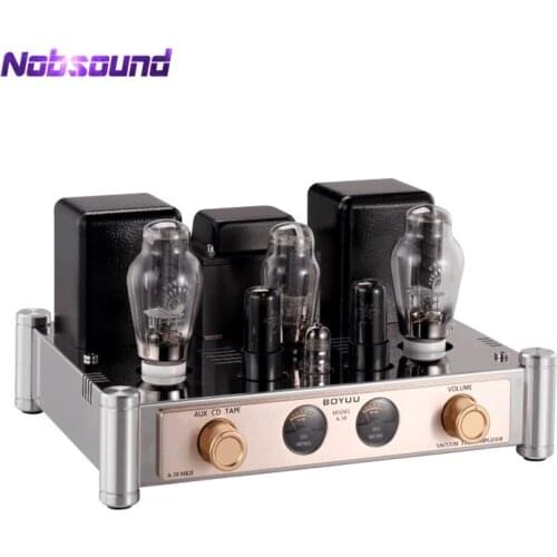 Nobsound Hi-end 300B Vacuum Tube Amplifier Single-ended Class A Integrated Hi-Fi Stereo Power Amplifier 8W+8W