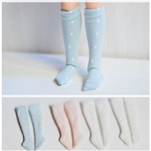 4 Pair Assorted Lovely Polka Dot Keen Socks for Blyth Licca Azone 1/6 Doll Clothes Accessories
